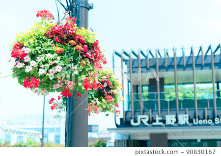 Scenery of JR Ueno Station in Tokyo Scenery of JR Ueno Station in Tokyo 90830167
