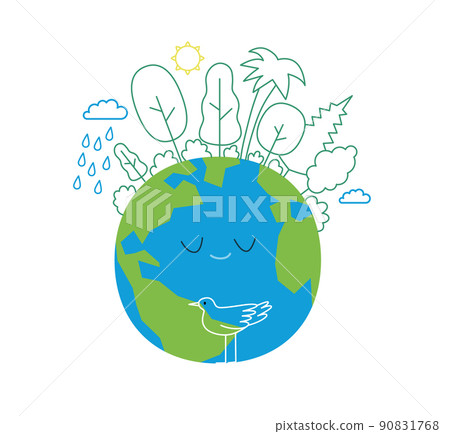 Ecology - Earth day -Modern flat vector concept... - Stock Illustration ...