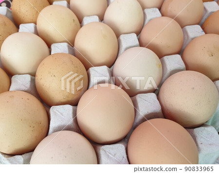 Fresh eggs products for sale in supermarket Fresh eggs products for sale in supermarket 90833965
