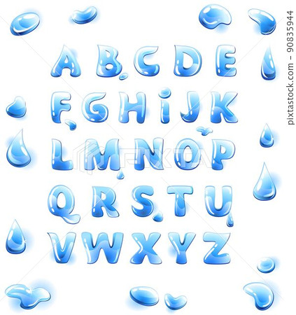 Water font 90835944