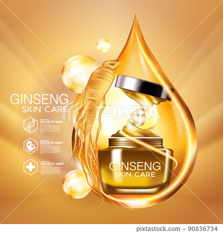 Ginseng  Serum  Skin Care Cosmetic 90836734