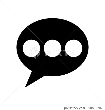 Balloon silhouette icon 90839702