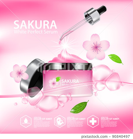 Sakura collagen solution Natural Skin Care Cosmetic. 90840497