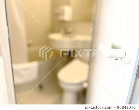 Hotel unit bath toilet image 90841376