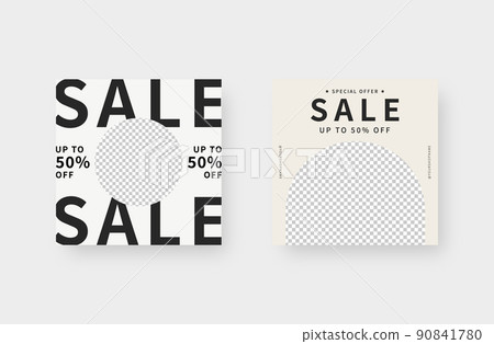 Minimalist fashion social media post. Trendy editable social media post template. Vector illustration. Minimalist fashion social media post. Trendy editable social media post template. Vector illustration. 90841780