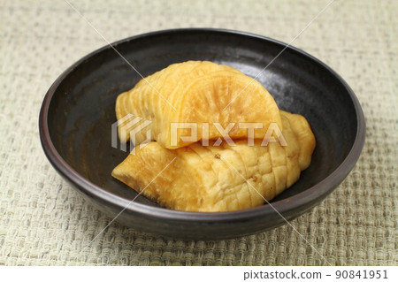Crispy daikon radish pickled in lees miso Crispy daikon radish pickled in lees miso 90841951