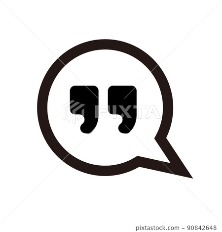 引號和標註圖標 引號和標註圖標 90842648