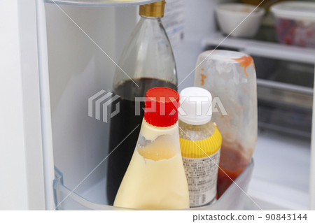 Seasoning in the refrigerator door pocket Seasoning in the refrigerator door pocket 90843144