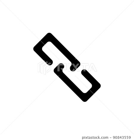 Link icon. Attached icon. - Stock Illustration [90843559] - PIXTA