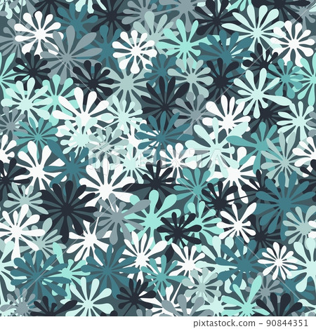 Bright skyblue seamless pattern, vector illustration. Texture for fabric Bright skyblue seamless pattern, vector illustration. Texture for fabric 90844351