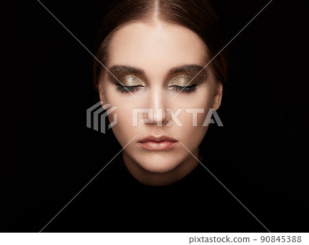 Beautiful woman face Beautiful woman face 90845388