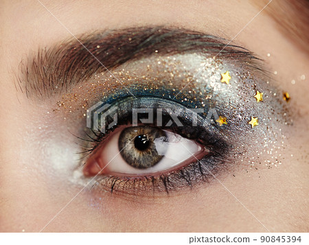 Beautiful woman eye 90845394