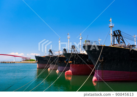 A gut ship moored at Kisarazu Port, Kisarazu City, Chiba Prefecture A gut ship moored at Kisarazu Port, Kisarazu City, Chiba Prefecture 90845613