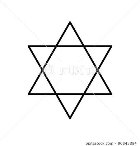 vector, icon, judaism 90845884