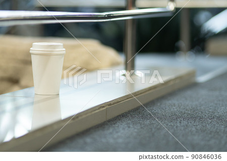 White cardboard coffee cup paper background tea takeaway go disposable, concept empty portable from take from refreshment thirsty, lid shot. Cold morning, White cardboard coffee cup paper background tea takeaway go disposable, concept empty portable from take from refreshment thirsty, lid shot. Cold morning, 90846036