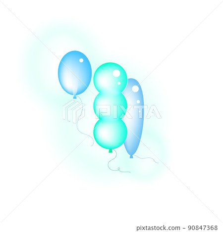 Balloon icon on white background 90847368