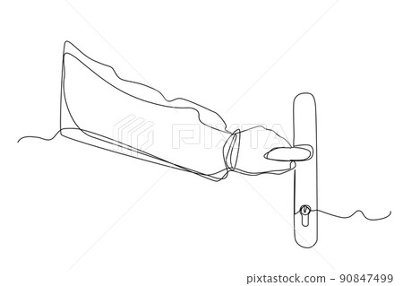 Hand Door Handle 90847499