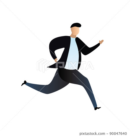 Running Businessman, Late Character 90847640