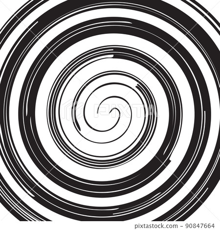 Hypnotic Spiral Background - Stock Illustration [90847664] - PIXTA