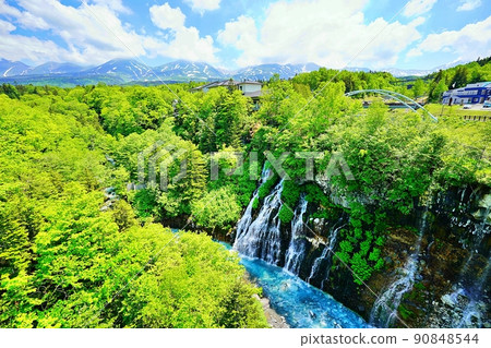 "Shirahige Waterfall" Shirogane Onsenkyo, Biei-cho, Hokkaido "Shirahige Waterfall" Shirogane Onsenkyo, Biei-cho, Hokkaido 90848544