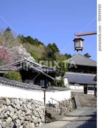 The approach to the clay wall leading from Todaiji Temple to Nigatsudo 90849490