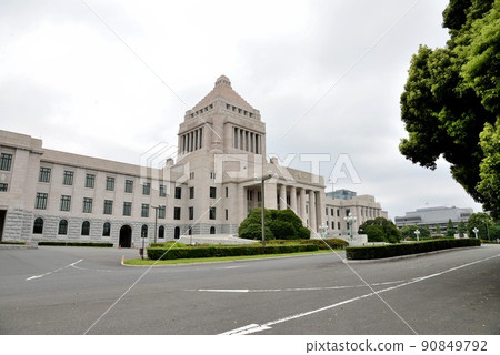 The center of politics, the Diet Building 90849792