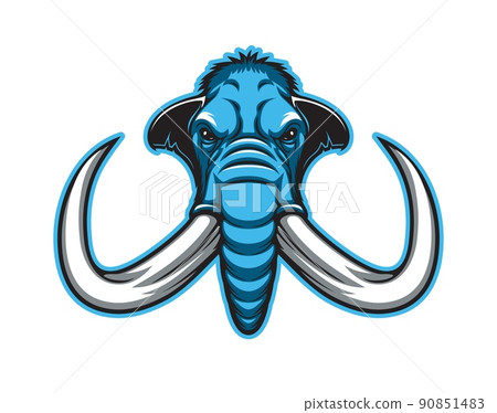 blue elephant head logo