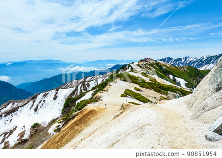 Climbing Mt. Tsubakuro in early summer (Mt. Tsubakuro-Enzanso) Climbing Mt. Tsubakuro in early summer (Mt. Tsubakuro-Enzanso) 90851954