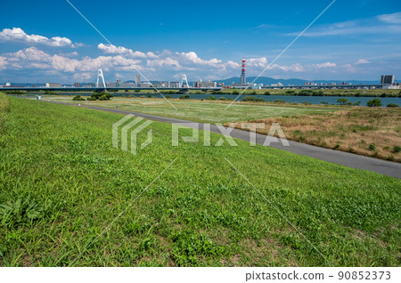 淀川公園豐里地區風光 淀川公園豐里地區風光 90852373