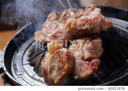 Genghis Khan, cut lamb chunks Genghis Khan, cut lamb chunks 90852676