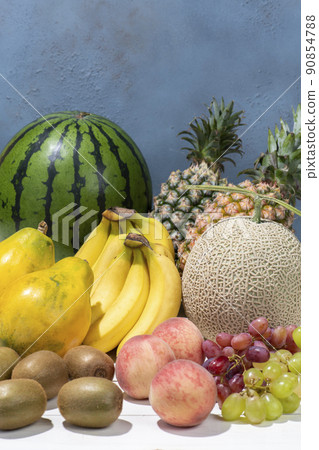 夏季時令水果的集合 90854788