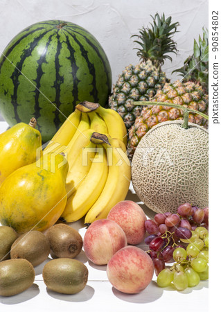 夏季時令水果的集合 夏季時令水果的集合 90854802