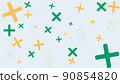 Cross pattern background 90854820