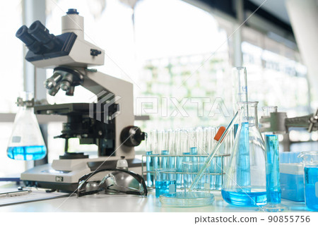 Laboratory research concept, Research and development of vaccines with high technology equipment 90855756