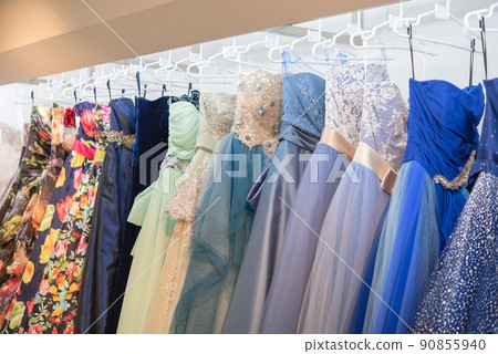 藍色禮服 婚紗禮服 禮服選擇 漂亮的蕾絲 90855940