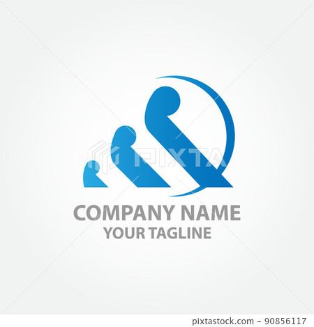 Abstract letter M modern logotype icon design... - Stock Illustration ...
