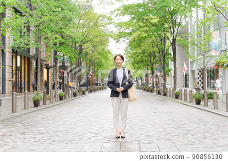 Office casual female whole body 90856130