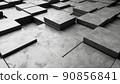 Concrete cube background 90856841