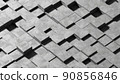 Concrete cube background 90856846