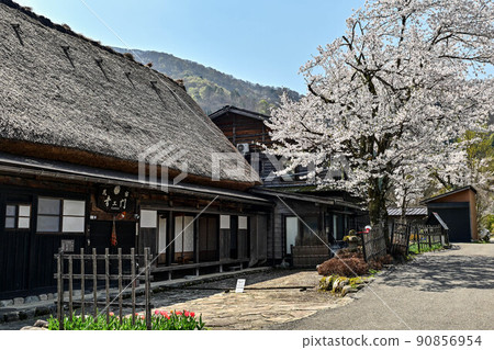 白川鄉春天的風景 白川鄉春天的風景 90856954