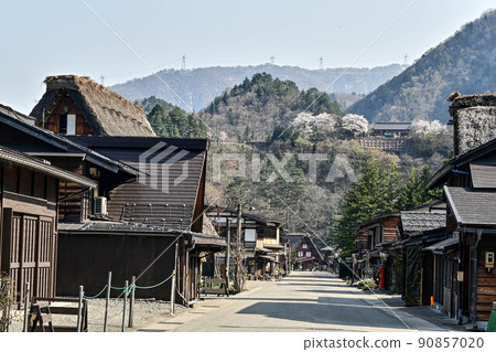 白川鄉春天的風景 白川鄉春天的風景 90857020