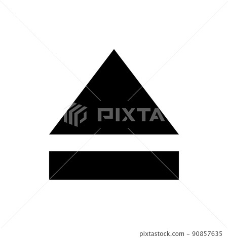 Disc eject icon - Stock Illustration [90857635] - PIXTA