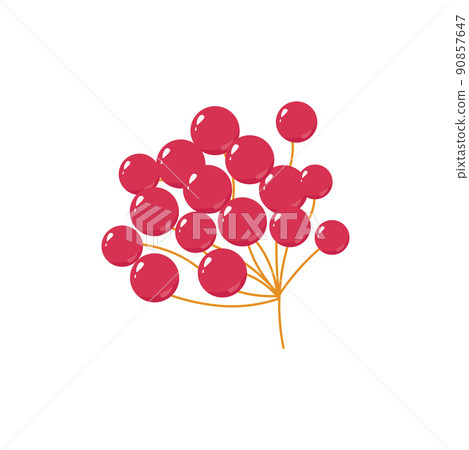 Guelder rose illustration National symbols of Ukraine. 90857647
