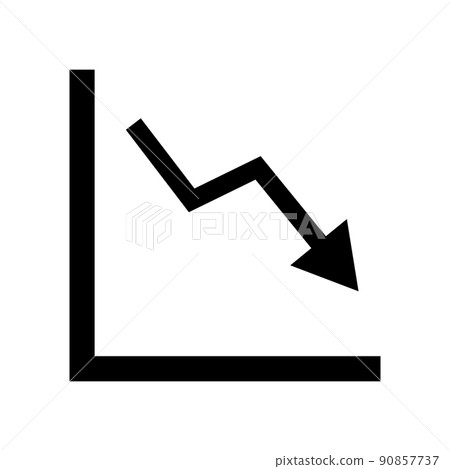 遞減圖表 遞減圖表 90857737