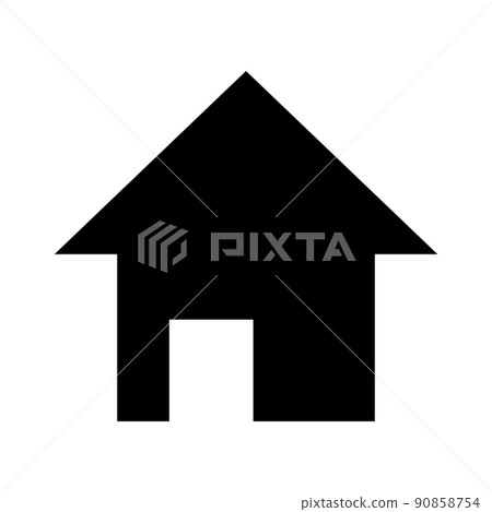 House silhouette icon House silhouette icon 90858754