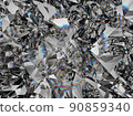Gemstone or diamond texture closeup and kaleidoscope 90859340