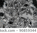 Gemstone diamond or shiny glass triangular texture kaleidoscope 90859344