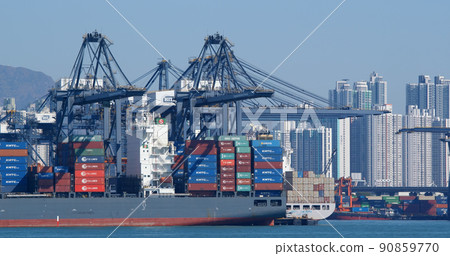 Kwai Tsing, Hong Kong 29 November 2019 90859770