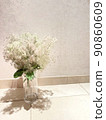 Bouquet of smoke tree in a vase 90860609
