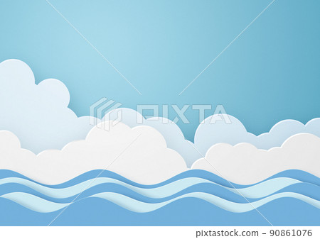 紙模型-天空-雲-海 紙模型-天空-雲-海 90861076